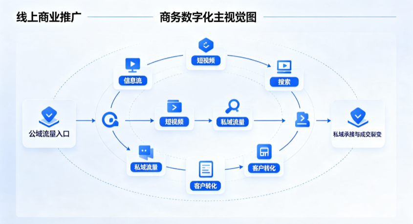 西工区线上商业推广怎么做？全域流量闭环搭建与低成本转化实战指南